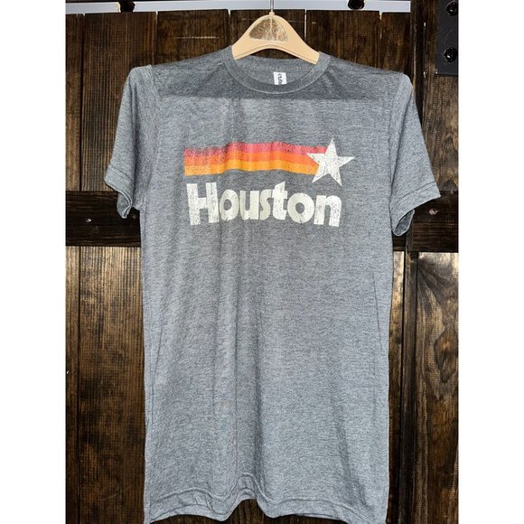Houston Astros Throwback Shirt Size S - Picture 1 of 2